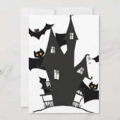 ハローウィンパーティヴィンテージゴシック 招待状 (裏面)