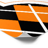 ハローウィンパーティ不気味な魔女のクモを作成 ポスター (角)