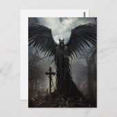 ハローウィンパーティ不気味ゴシック骨質墓地 ポストカード (正面/裏面)