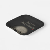 ハローウィンパーティ不気味スカル ペーパープレート (傾斜あり)