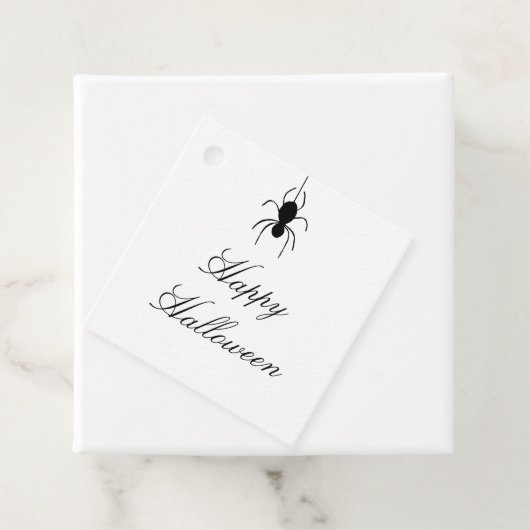 ハローウィンパーティ不気味スパイダー白黒 フェイバータグ (インサイチュ)