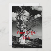 ハローウィンパーティ不気味ツリーモンスターバッシュ 招待状 (正面)