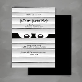 ハローウィンパーティ不気味ミイラ 招待状