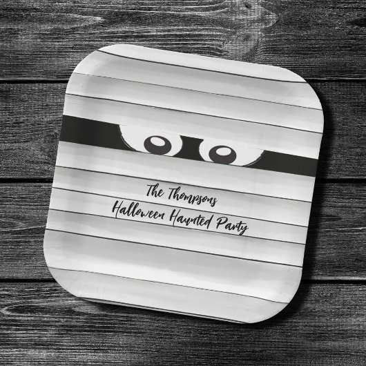 ハローウィンパーティ不気味ミミカスタムー ペーパープレート