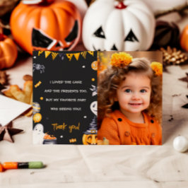 ハローウィンパーティ不気味誕生日サンキューカード 招待状