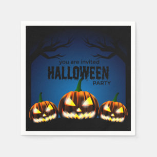 ハローウィンパーティ保存日付 スタンダードカクテルナプキン
