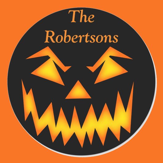 ハローウィンパーティ優先バッグ怖いステッカーラベル ラウンドシール