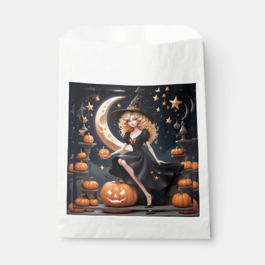ハローウィンパーティ優先バッグ魔女 フェイバーバッグ (正面)