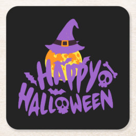 ハローウィンパーティ収集！ スクエアペーパーコースター