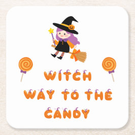 ハローウィンパーティ収集！ スクエアペーパーコースター