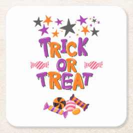 ハローウィンパーティ収集！ スクエアペーパーコースター