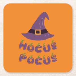 ハローウィンパーティ収集！ スクエアペーパーコースター