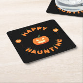 ハローウィンパーティ収集！ スクエアペーパーコースター (アングル)
