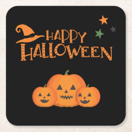 ハローウィンパーティ収集！ スクエアペーパーコースター