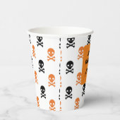 ハローウィンパーティ名の追加子供の誕生日 紙コップ (右)