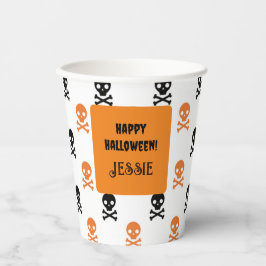 ハローウィンパーティ名の追加子供の誕生日 紙コップ