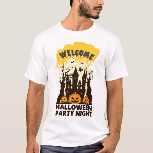 ハローウィンパーティ夜 Tシャツ (正面)