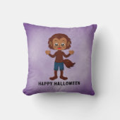 ハローウィンパーティ子供へ人狼 クッション (正面)