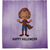 ハローウィンパーティ子供へ人狼 シャワーカーテン (正面)