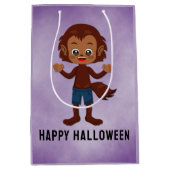 ハローウィンパーティ子供へ人狼 ミディアムペーパーバッグ (正面)