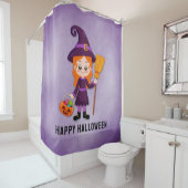 ハローウィンパーティ子供へ魔女 シャワーカーテン (インサイチュ)