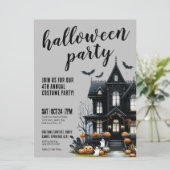 ハローウィンパーティ年服幽霊のよく出る館 招待状 (スタンド正面)