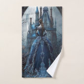 ハローウィンパーティ幽霊のよく出るハウスブルーナイトホラー バスタオルセット (ハンドタオル)