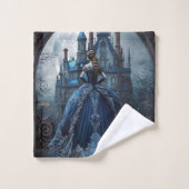 ハローウィンパーティ幽霊のよく出るハウスブルーナイトホラー バスタオルセット (ウォッシュタオル)