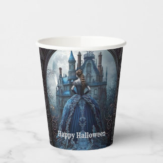 ハローウィンパーティ幽霊のよく出るハウスブルーナイトホラー 紙コップ
