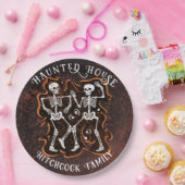 ハローウィンパーティ幽霊のよく出るハウス ペーパープレート (パーティー)