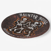 ハローウィンパーティ幽霊のよく出るハウス ペーパープレート (アングル)