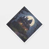 ハローウィンパーティ幽霊のよく出るマンション スタンダードランチョンナプキン (角)