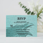 ハローウィンパーティ怖いクローティール（緑がかった色） 不気味 出欠カード (スタンド正面)