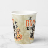 ハローウィンパーティ怖いブー犬クルーオレンジのカボチャ 紙コップ (右)