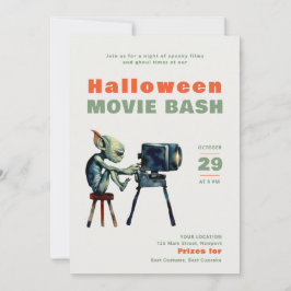 ハローウィンパーティ怖い映画の夜Impグレムリンおもしろい 招待状