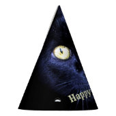 ハローウィンパーティ怖い黒猫ホラーナイト パーティーハット (左)