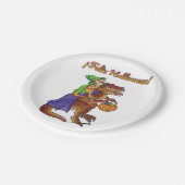 ハローウィンパーティ恐竜紙プレート スペインの ペーパープレート (アングル)
