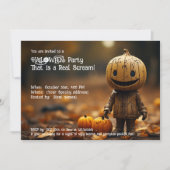 ハローウィンパーティ悲鳴だ実在よ! 招待状 (正面)