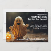 ハローウィンパーティ悲鳴だ実在よ! 招待状 (正面)