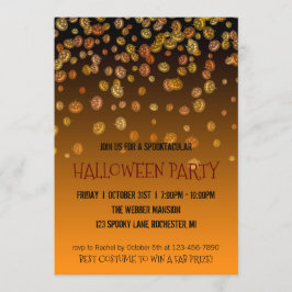 ハローウィンパーティ招待ジャック・オランタン・レイン 招待状