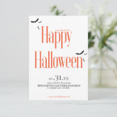 ハローウィンパーティ招待状カード 招待状 (スタンド正面)