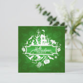 ハローウィンパーティ招待状カード 招待状 (スタンド正面)