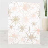 ハローウィンパーティ招待状グリーティングカード カード (裏面)