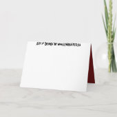 ハローウィンパーティ招待状ゾンビホラーカード 招待状 (裏面)