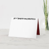 ハローウィンパーティ招待状ゾンビホラーカード 招待状 (裏面)