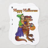 ハローウィンパーティ招待状テーマ (正面/裏面)