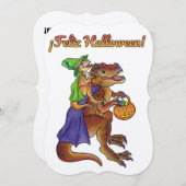 ハローウィンパーティ招待状テーマ スペインの (正面/裏面)