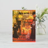 ハローウィンパーティ招待状バイアーティスト (スタンド正面)