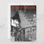 ハローウィンパーティ招待状マン幽霊のよく出るション 招待状 (正面)