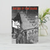 ハローウィンパーティ招待状マン幽霊のよく出るション 招待状 (スタンド正面)